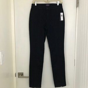 NYDJ Sz 2 Dark Denim Wash Front Zipper Slim Fit